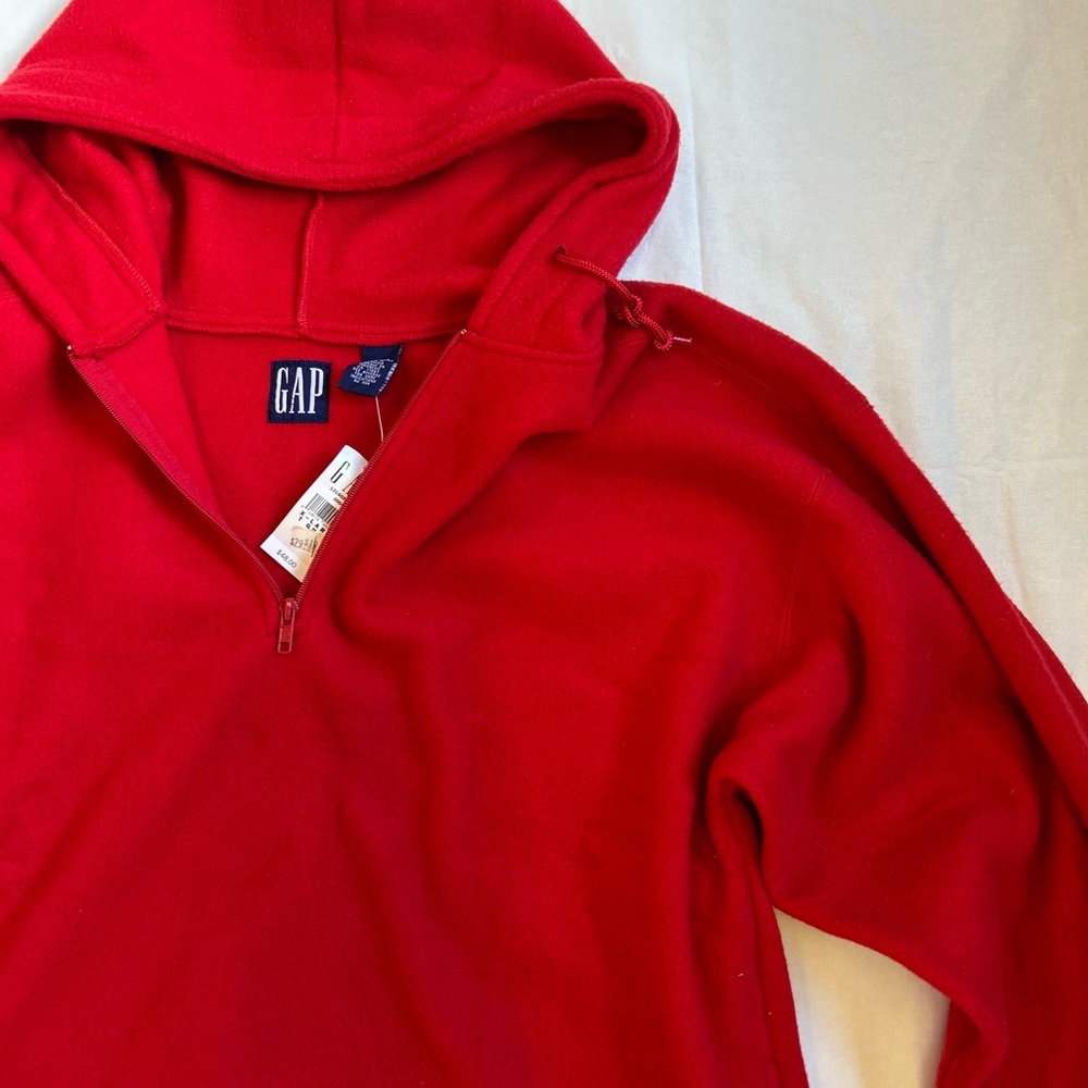RED GAP 90s Half Zip Hoodie